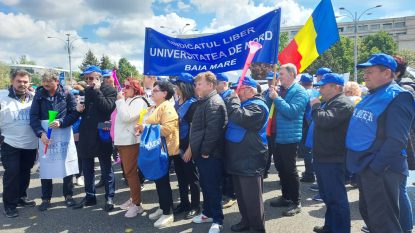 Un nou protest al sindicaliștilor din educație are loc astăzi. Aproximativ 20 de mii de persoane sunt așteptate